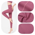 Miniatyrbillede 2 af 7: Stretch High Waist Skinny Running Athletic Pants - Curry M