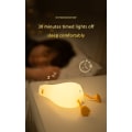 Miniatyrbillede 6 af 7: Liggende and nattelys, LED blød and lampe, sød glødende and