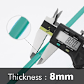 Miniatyrbillede 6 af 7: Badeværelse glashylde i aluminium hærdet glas 8MM ekstra tyk 1 stk