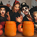 Pikkukuva 5 / 5: 2 kpl Halloween-karkkipusseja LED-valolla Halloween-juhla-pusseja Lum