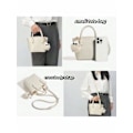 Miniatyrbillede 4 af 7: Håndtasker til kvinder - Crossbody tasker, søde skuldertasker, clutch tasker, pendler crossbody tasker til piger og kvinder - Hvid White
