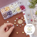 Miniatyrbillede 3 af 6: Lot af 500 stk 10 farver glasperler runde perler