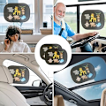 Pikkukuva 4 / 5: Baby Car Sun Shade - 2 Pack Car Side Sun Shade Blocks UV Rays to