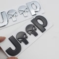 Pikkukuva 5 / 5: 2-osainen Jeep Punisher Wrangler Grand Cherokee -kallon tarra