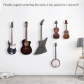 Miniatyrbillede 4 af 5: 2 stk. vægmonterede metalguitarophæng