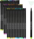 Färgade fineliner-pennor, ritpennor 36pcs