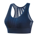 Pikkukuva 1 / 8: Mesh-ulkoiluvaatteet plus-koko urheilu- ja fitness-rintaliivit - sininen 2XL