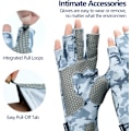 Pikkukuva 3 / 5: 1 Pari Kalastushanskoja L/XL, Harmaa, Liukumattomat Camouflage-Metsästyshanskat
