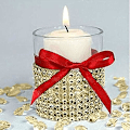 Miniatyrbillede 3 af 5: (50 stk. Guld) Servietringe Bord Servietring Diamant Ring Wrap Ri