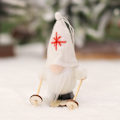 Miniatyrbillede 7 af 7: 4 stk. Juletegnefilm snemand vedhæng ansigtsløs skiduke, Christ