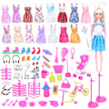 Pikkukuva 1 / 3: 114 Barbie-nuken korvaavat asusteet 30 cm lasten lelut