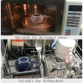 Miniatyrbillede 5 af 6: Søde Astronaut Kopper med Låg, Nyhed Keramisk Kaffe Kop, Mornin