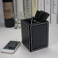 Miniatyrbillede 2 af 5: Kontorartikler opbevaring penneholder skrivebordsarrangør black