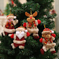Miniatyrbillede 5 af 7: 4 stk. små juleophæng Julepynt Dansende Mup