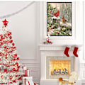 Miniatyrbild 7 av 7: Juldiamantmålningssats, fågeldiamantkonstsats, 5D full Di