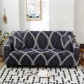 Miniatyrbilde 1 av 7: Stretch Sofa Trekk Trykte Sofa Trekk Lenestol Trekk for Sofaer Elastisk Universal Møbelbeskytter med Putetrekk - Stil 20 Medium