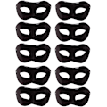 Pikkukuva 1 / 3: 10 kappaletta Unisex Retro Masquerade Mask Venetsialainen Masquerade Mask black