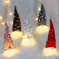 Miniatyrbillede 2 af 5: 1 stk. Hvid Juledekoration Lysbælte Hængende Ornamenter Sm