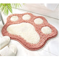 Miniatyrbild 6 av 6: Badrumsmatta i Tassform, Vattenabsorberande Halksäker Matta för Badrum, Dusch, Rum, Mjuk Mikrofiber Badrumsmatta 40*60cm (Rosa)