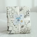 Miniatyrbilde 4 av 6: 4 lag bomull bambus supermyk Boho pustende seng teppe Color1 200*230cm