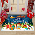 Miniatyrbillede 1 af 4: Julemandens Julemåtte - Glædelig Jul Dekorationstæppe 100*150cm