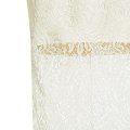 Miniatyrbillede 3 af 5: Elegant rundhalset kjole med blondeprint til kvinder - Sort S