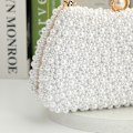 Miniatyrbilde 3 av 5: Pearl Håndholdt Middag Håndholdt Håndtak Skulder Bag White