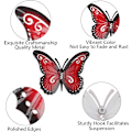 Miniatyrbilde 2 av 5: 3 stk. Metall Butterfly Metall Butterfly Veggdekor