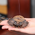 Miniatyrbilde 5 av 5: Set med 2 røkelseholdere, Mini Lotus røkelsebrenner B
