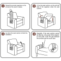 Miniatyrbillede 7 af 7: Armlæn Organizer til Lænestol, Sofa Beskytter Cove Black