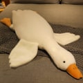 Miniatyrbilde 2 av 5: Simulert utstoppet dyr stor hvit gås dukke lang båndpute C