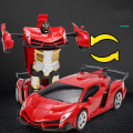 Pikkukuva 4 / 5: Deformation Car Robot Kauko-ohjattava auto Muuntaja Robot Auto T