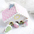Miniatyrbild 2 av 5: 8 st jul snögubbe hus skärform vänd sockerlera kakform D