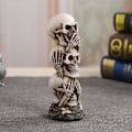 Pikkukuva 3 / 5: Kuule-ei Näe-ei Puhua-ei Paha Kallopatsas Veistoshahmo Skele