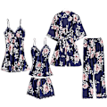 Miniatyrbilde 1 av 5: Kvinners Silke Pyjamas Sett Jenter Pyjamas Kvinners Pyjamas Satin Pyjamas