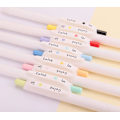 Miniatyrbillede 3 af 5: 0,5 mm Fine Tip Farve Gel Penne, Soft Touch, Retractable Hvid Wri