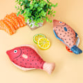 Miniatyrbilde 5 av 5: 3 stk katteleker, myntekat, sjømat, fisk, selvtilfredsstillelse, R