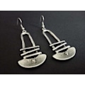 Miniatyrbillede 3 af 5: Unikke Retro Legering Ørekrog Øreringe Kvinder Bryllup Dråbe Dangle J