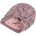 Miniatyrbilde 2 av 5: Høst og vinter fleece strikket lue, fasjonabel varm genser h