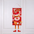 Miniatyrbild 5 av 5: 3 julflaggor, julstämning, dörrdekorationer, Chris