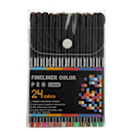 Miniatyrbillede 1 af 6: farvede fineliner tuscher, tegnepenne 24pcs