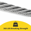 Miniatyrbilde 2 av 4: Wire rope, 1/16 wire rope, 304 rustfritt stål wire rope, fly