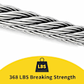 Miniatyrbillede 2 af 4: Wire reb, 1/16 wire reb, 304 rustfrit stål wire reb, flyvemaskine