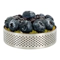 Pikkukuva 4 / 5: 3 kappaletta ruostumattomasta teräksestä valmistettuja mousse-renkaita, pyöreitä reikäleikkuurengas F