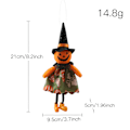 Miniatyrbillede 5 af 5: 3 Halloween små dele hængende spøgelsesfestival græskar spøgelse wit