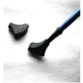Miniatyrbillede 4 af 5: Udskiftningsspids til vandrestave - 6 stk., sort, til vej, sne og mudder