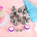 Miniatyrbillede 6 af 6: 47 dele russisk tylle sæt, 12 blomster frosting spidser, frosting T