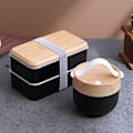 Miniatyrbillede 1 af 5: Bento-boks, madkasse, 1200 ml stabelbar japansk bento-boks