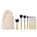 Miniatyrbillede 1 af 3: 11 stykker professionelle makeupbørster kosmetiske bambusbørster Beau