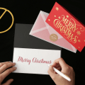 Miniatyrbilde 4 av 5: Julehilsen kort 8 stk Kreativ julebump stempling
